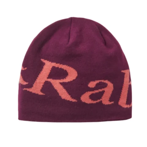 Шапка Rab Logo Beanie Mulberry/Hibiscus