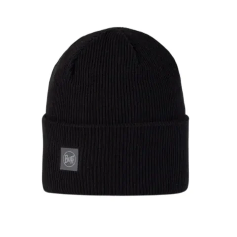 Шапка Buff Crossknit Beanie Solid Black