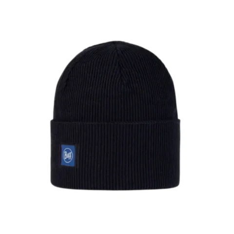 Шапка Buff Crossknit Beanie Solid Night Blue
