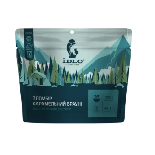 Пломбир карамельный брауни IDLO