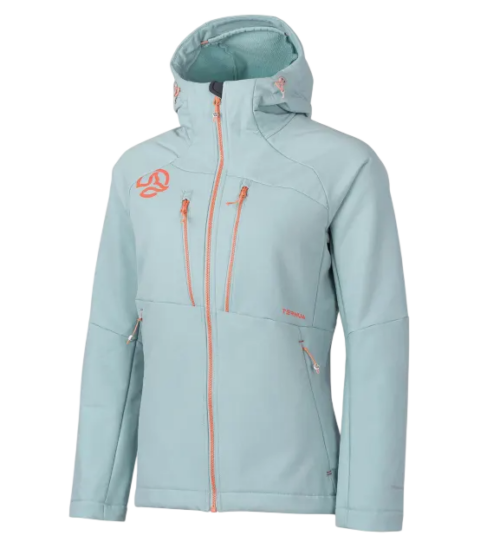 Куртка Ternua Lokkta Hard Hood Wmn pastel hydro