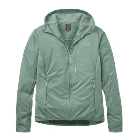 Флисовая куртка Rab Ascendor Summit Wmn dark fig green