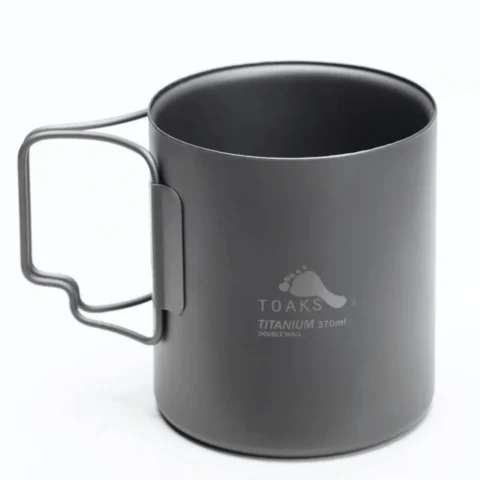 Кружка Toaks Titanium 370ml Double Wall Cup